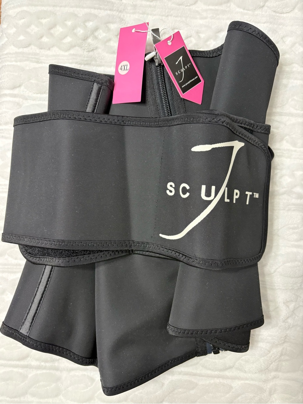 JSCULPT Black Waist Trainer with Logo